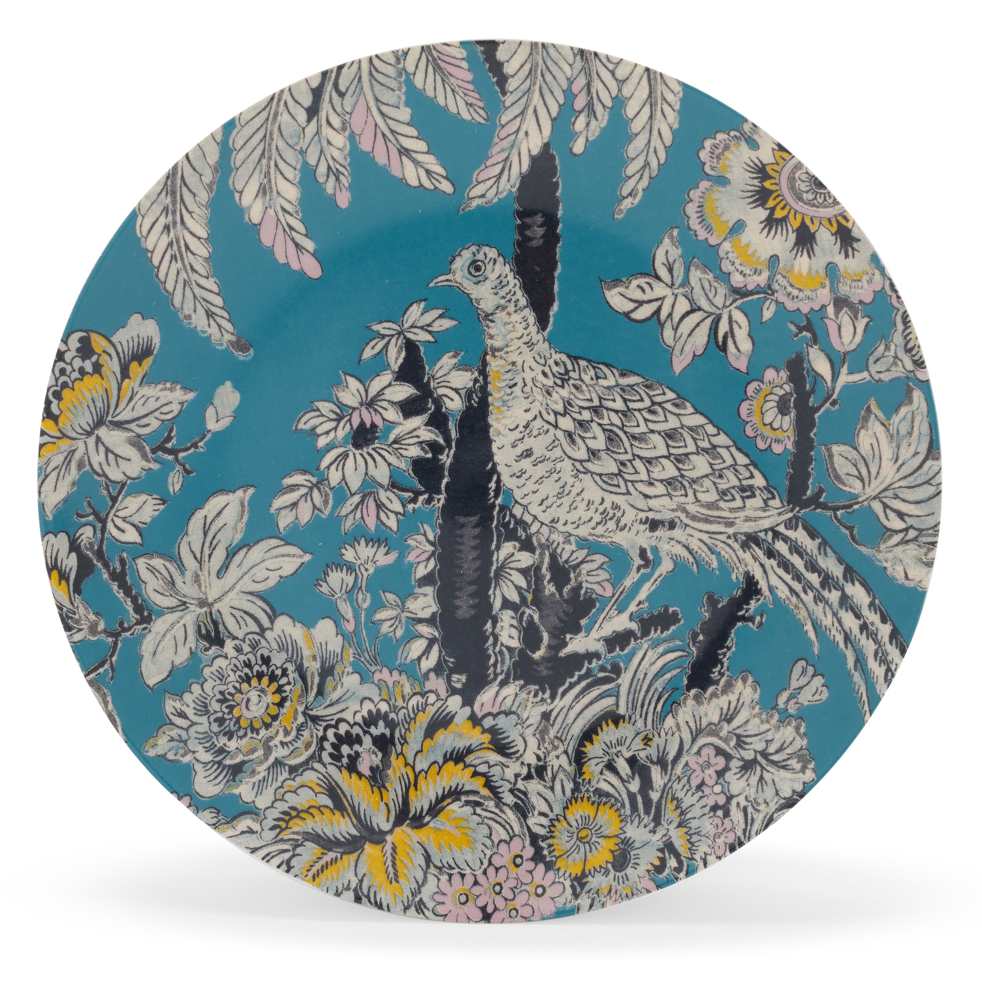 Tropical Toile Plates