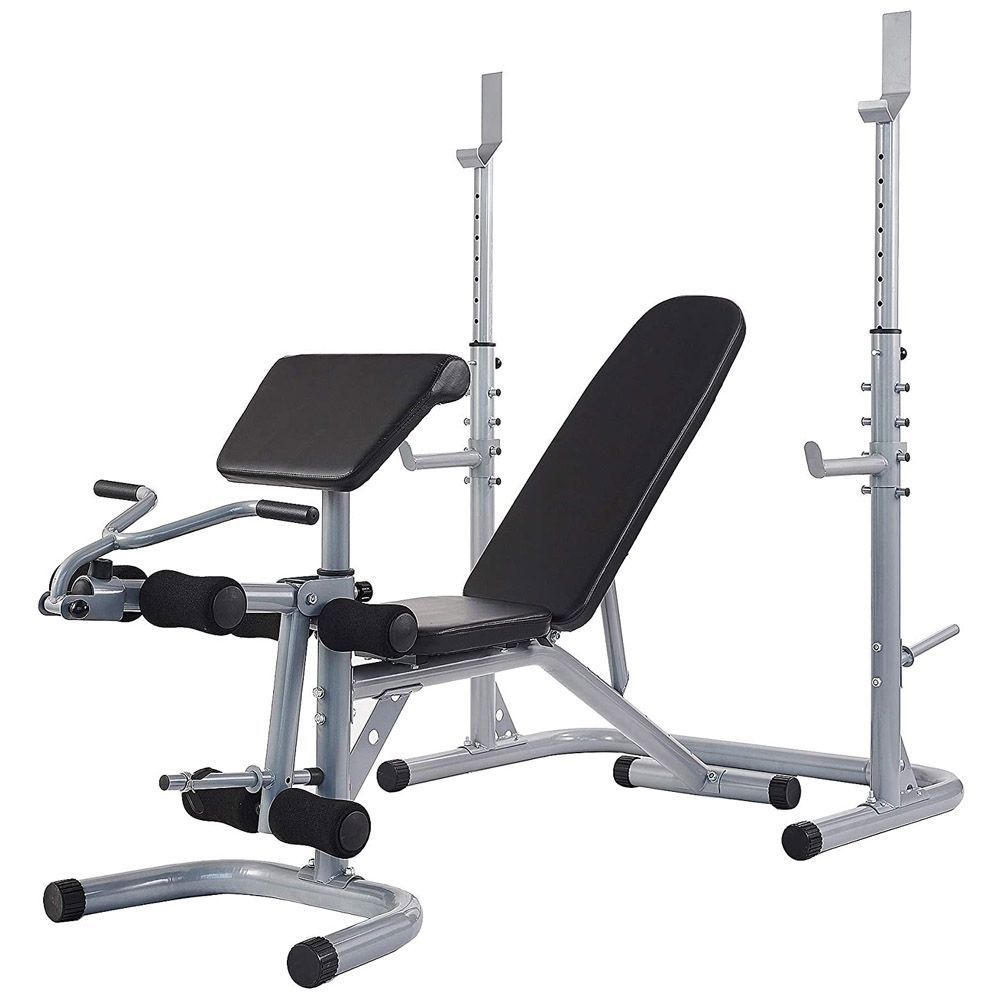 Details about   600lbs Flat Weight Workout Bench Press Exercise Strength Training Home Gym Use 