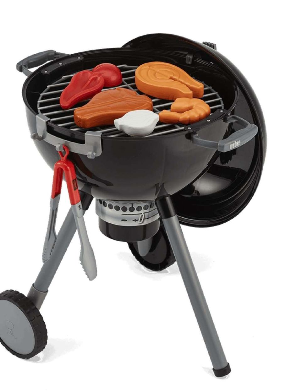 Theo Klein Pretend Play Weber Grill Cooking Set, Black 