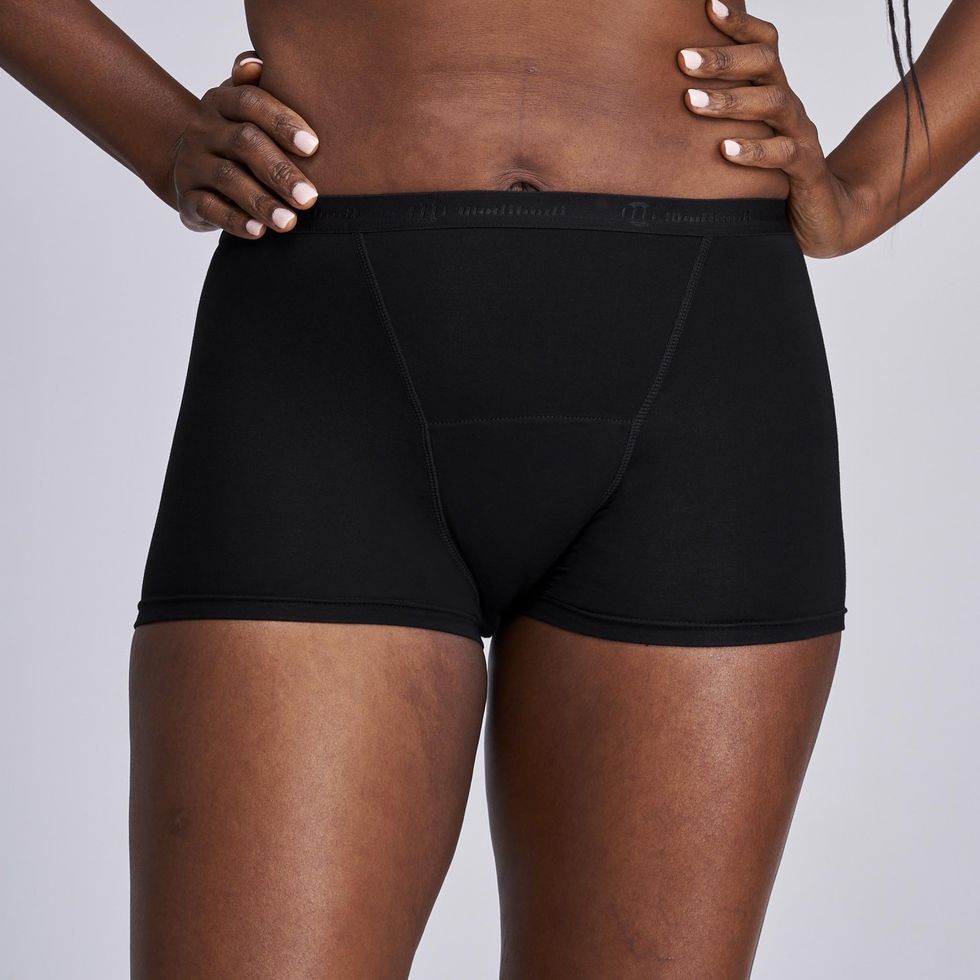 Emily Shortie Black Period Panties, XS-XL