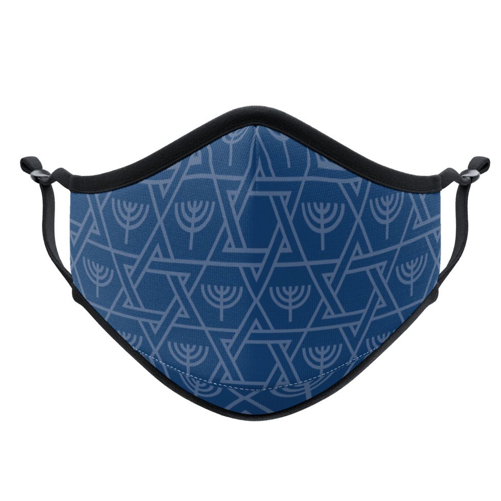 Hanukkah Face Mask