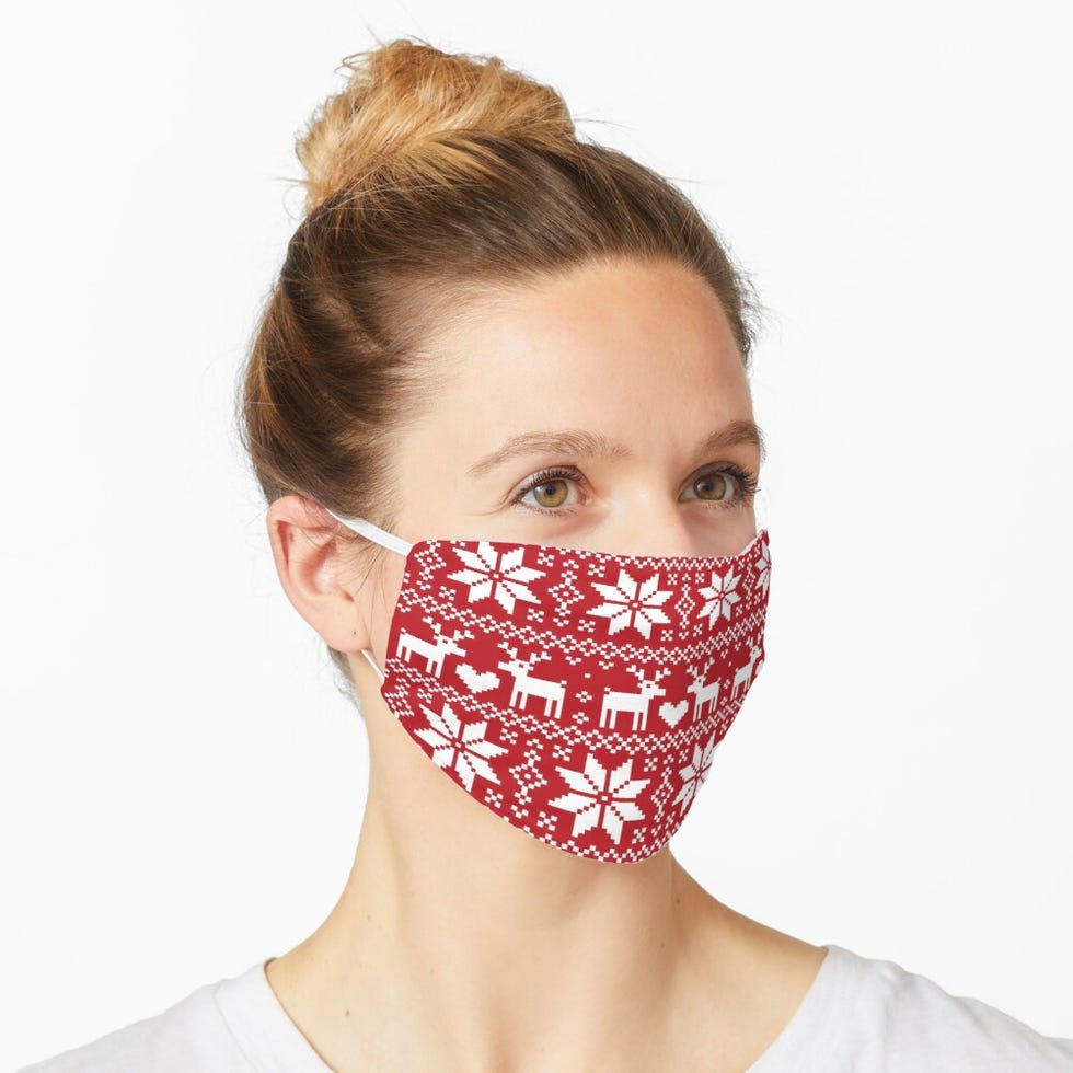 Ugly Christmas Sweater Face Mask