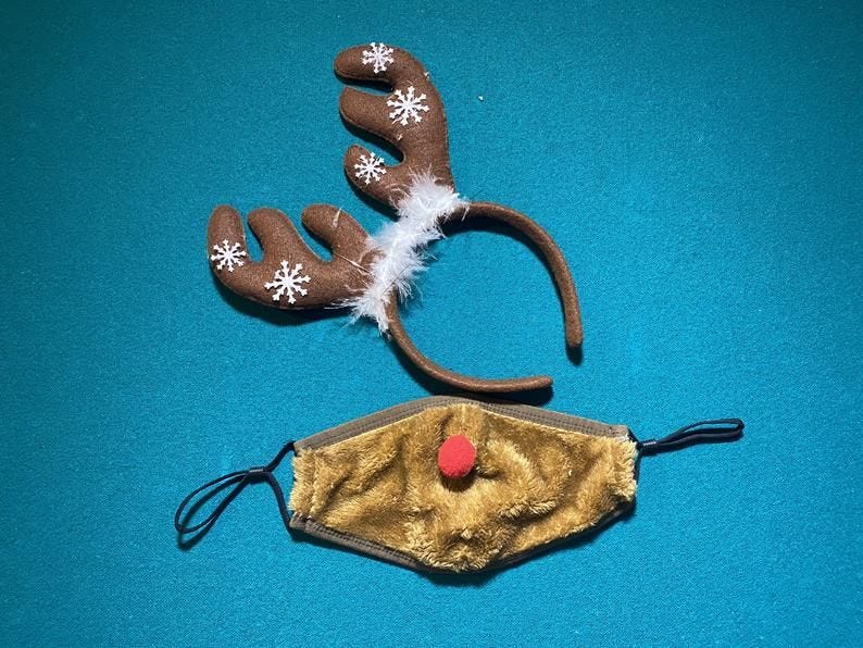Rudolph Face Mask Set
