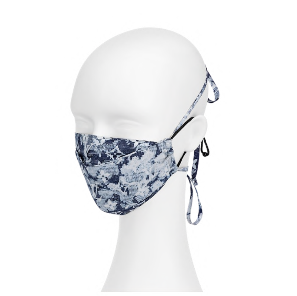 Shop Louis Vuitton Monogram Unisex Plain Logo Face Masks