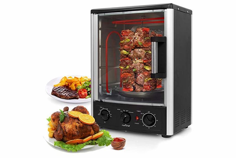 NutriChef Upgraded Multi-Function Rotisserie Oven