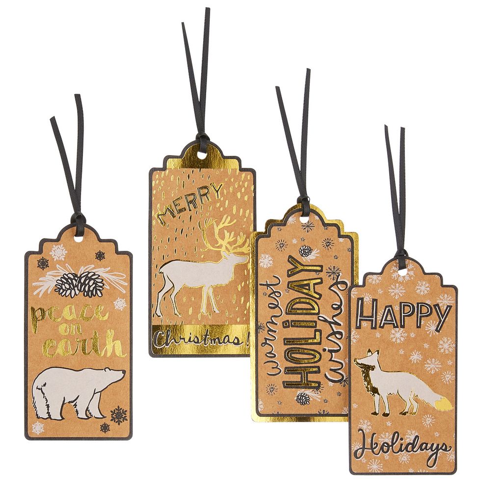 Little Winter Animals Gift Tags
