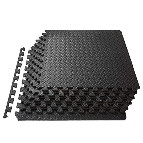 ProsourceFit Foam Interlocking Puzzle Exercise Mat Tiles