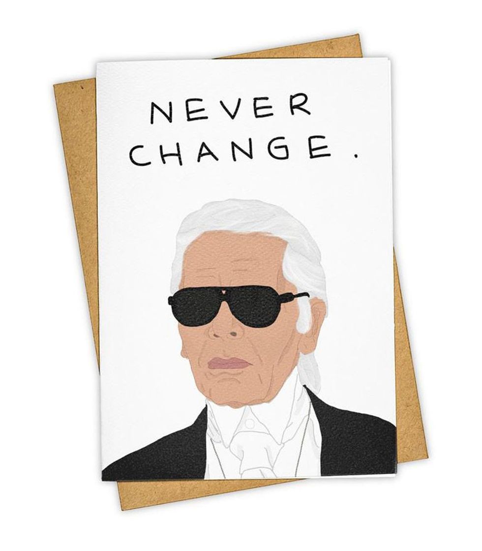 Never Change Karl Card