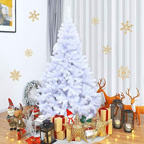 6-Foot White Artificial Christmas Tree