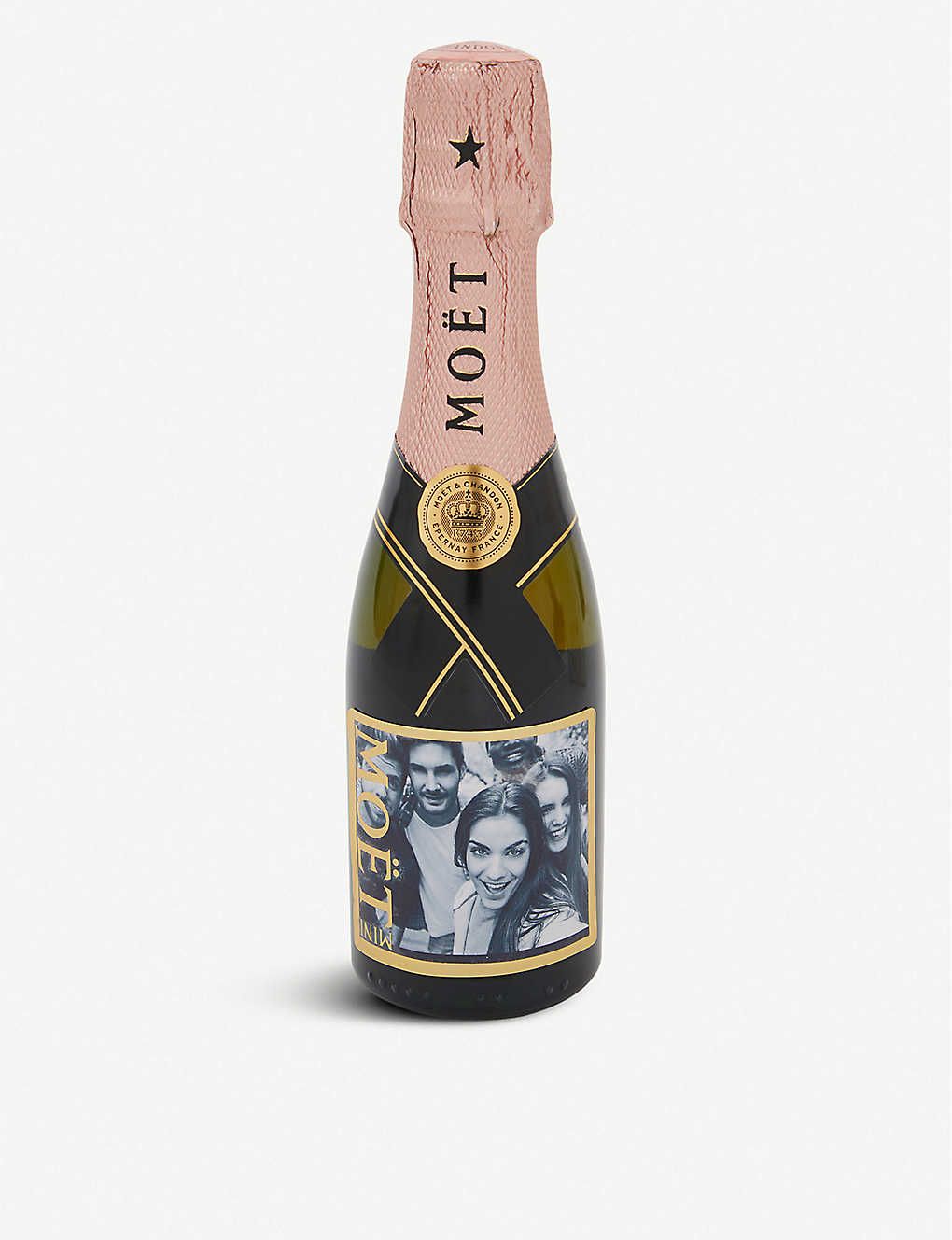 Personalised Impérial Rosé NV Champagne 200ml