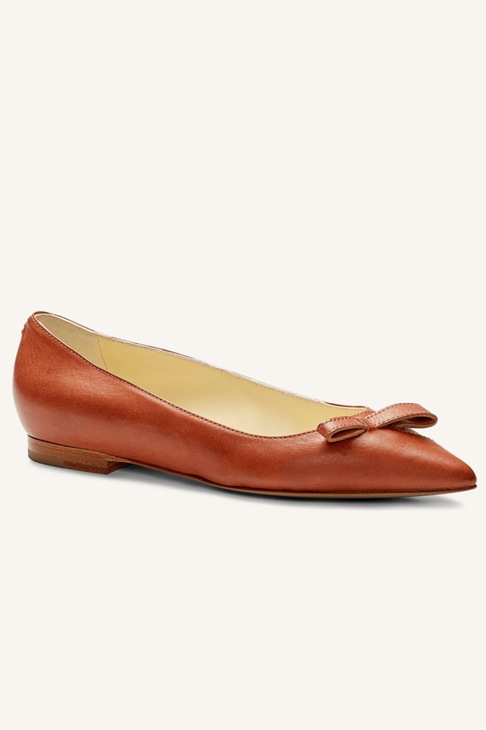 comfortable tan flats