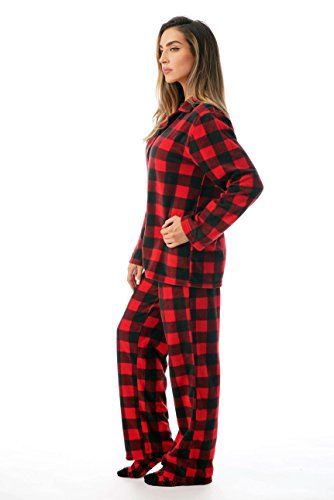 Microfleece Flannel Pajamas with Matching Socks