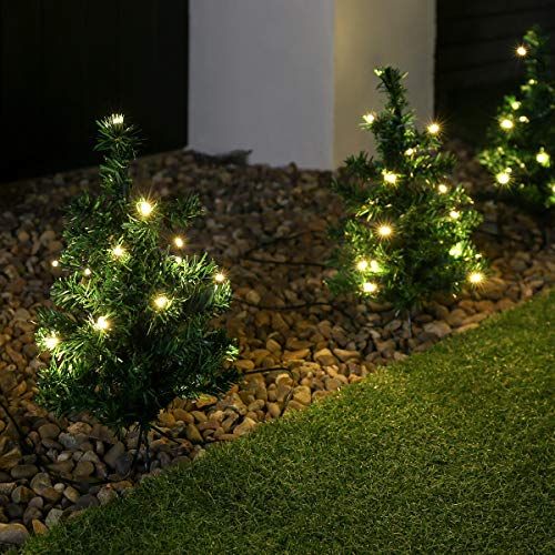 Pre-Lit Christmas Tree Pathway Lights, 6 Pack