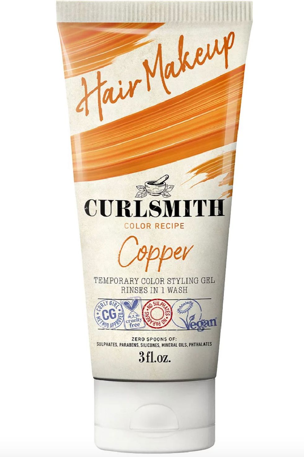 Curlsmith Hair Makeup Temporary Color Styling Gel