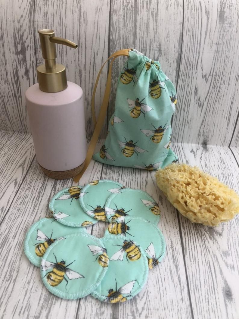 Reusable Face Pads with Wash Bag