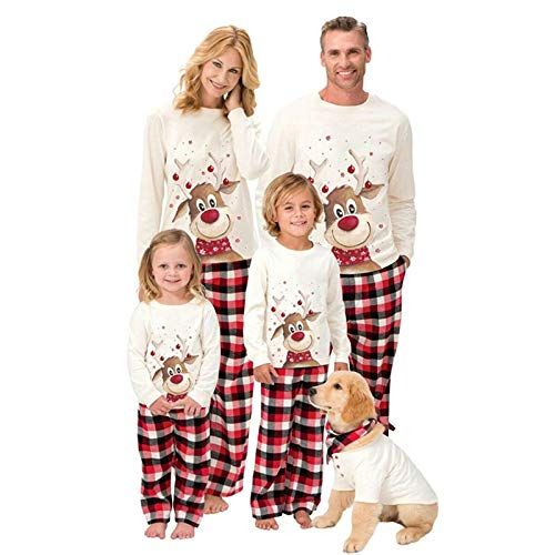 Christmas Pyjamas Ladies Men Kids Xmas Family Matching Pajamas Sleepwear Pjs UK