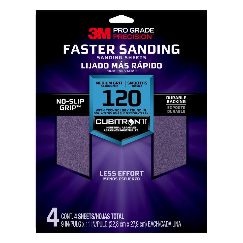 3M Pro Grade Precision 120 Grit Medium Advanced Sanding Sheets