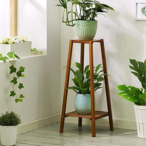 Bamboo Tall Plant Stand 