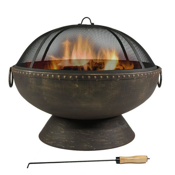 Tuscola Firebowl Steel Wood-Burning Fire Pit