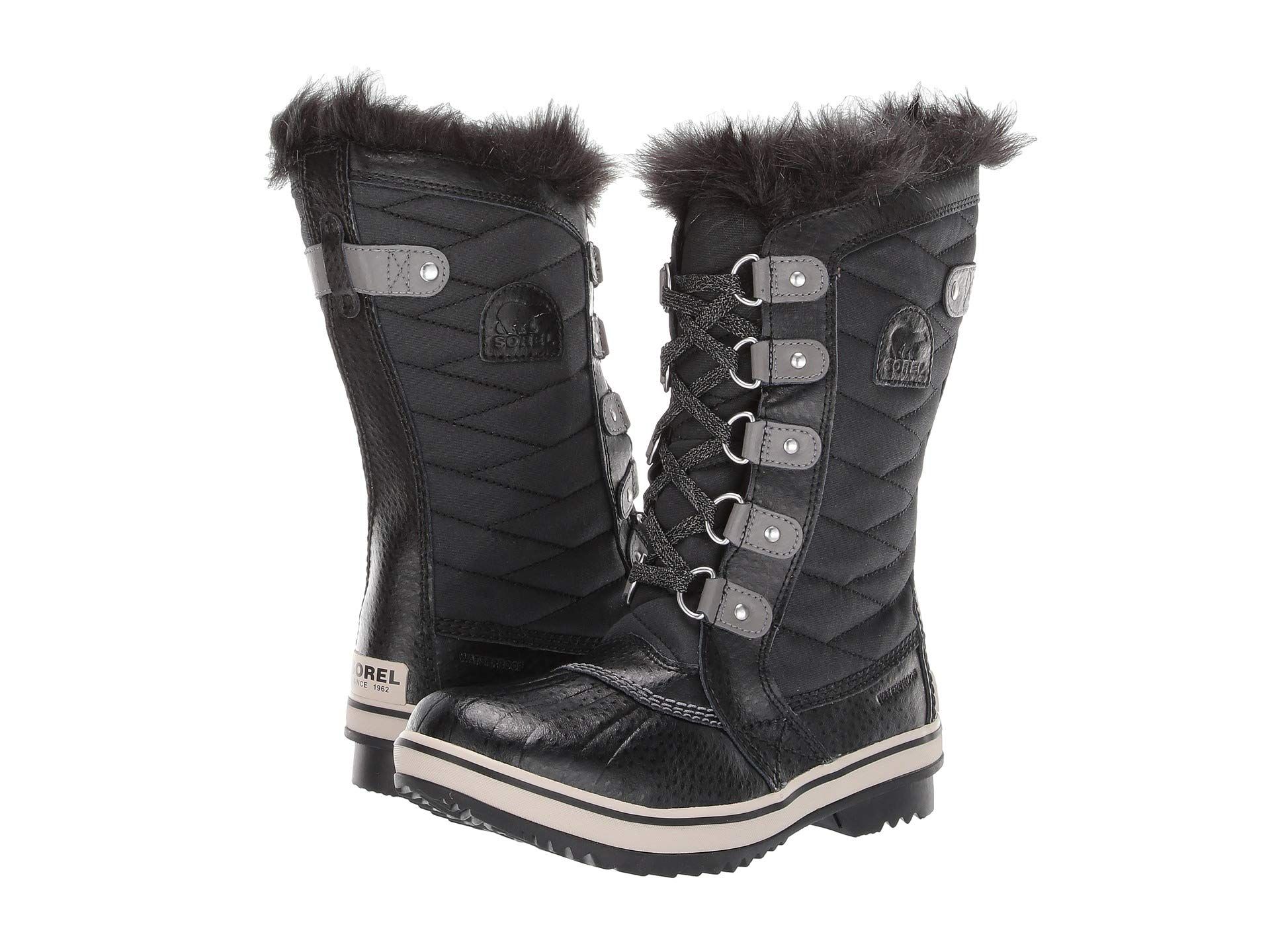 Toddler/Little Kid/Big Kid iDuoDuo Girls Classic Waterproof Snow Boots Side Zipper Warm Plush Winter Boots 