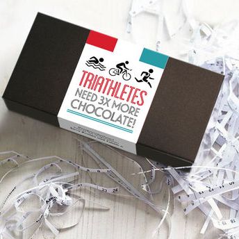Triathlete Gift Chocolate Bar Box Set