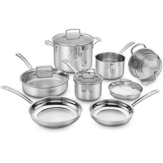 Cuisinart Chef's Classic Pro 11-Piece Cookware Set in Stainless Steel Cuisinart Chef's Classic Pro 11-Piece Cookware Set in Stainless Steel