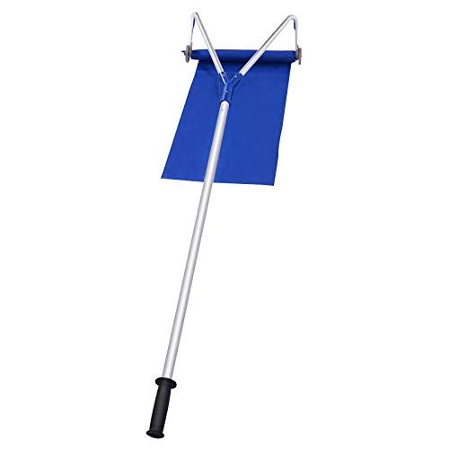 GYMAX Snow Removal Tool with Adjustable Telescoping Handle