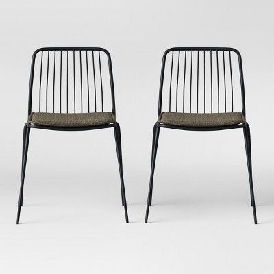 Project 62 Sodra Wire Dining Chairs