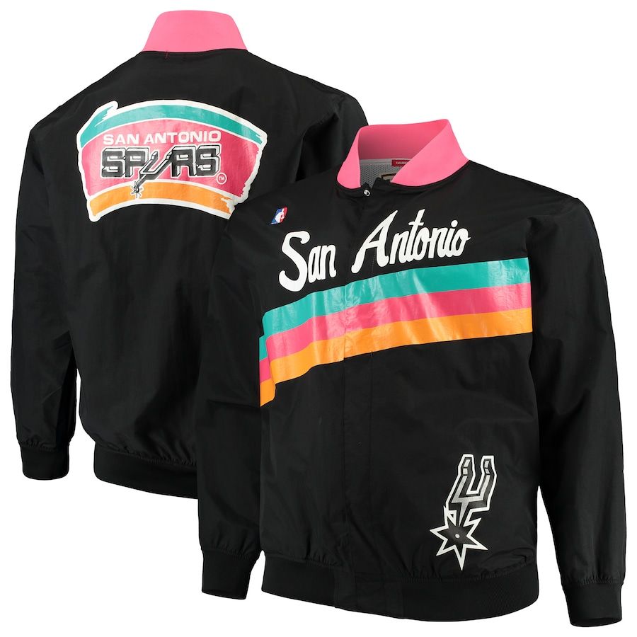 San Antonio Spurs - Vintage Retro Stripe NBA Hoodie :: FansMania