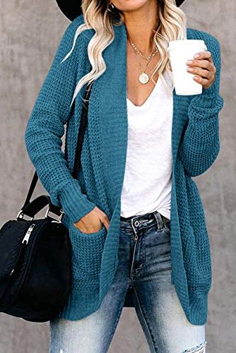 Open-Front Chunky Cardigan