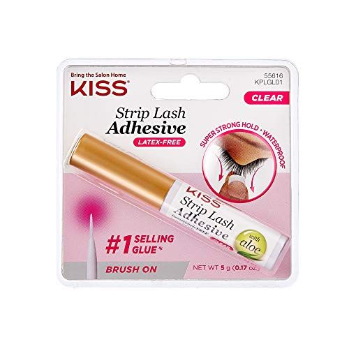 KISS Strip Eyelash Adhesive, Clear 