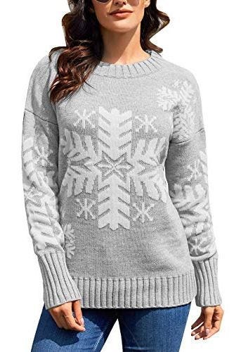 Christmas Snowflakes Pullover