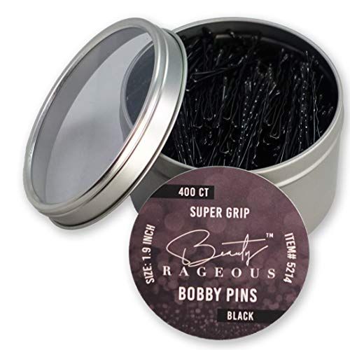 Super Grip Black Bobby Pins 
