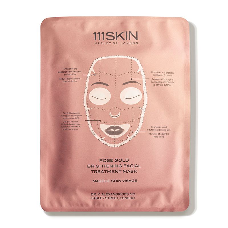 Rose Gold Brightening Facial Treatment Mask (5 count)