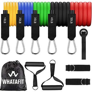 Whatafit 11-Piece Resistance Band Set Whatafit 11-Piece Resistance Band Set