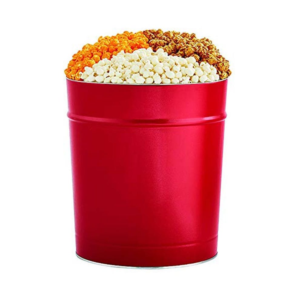 The Popcorn Factory Simply Red Popcorn Tin