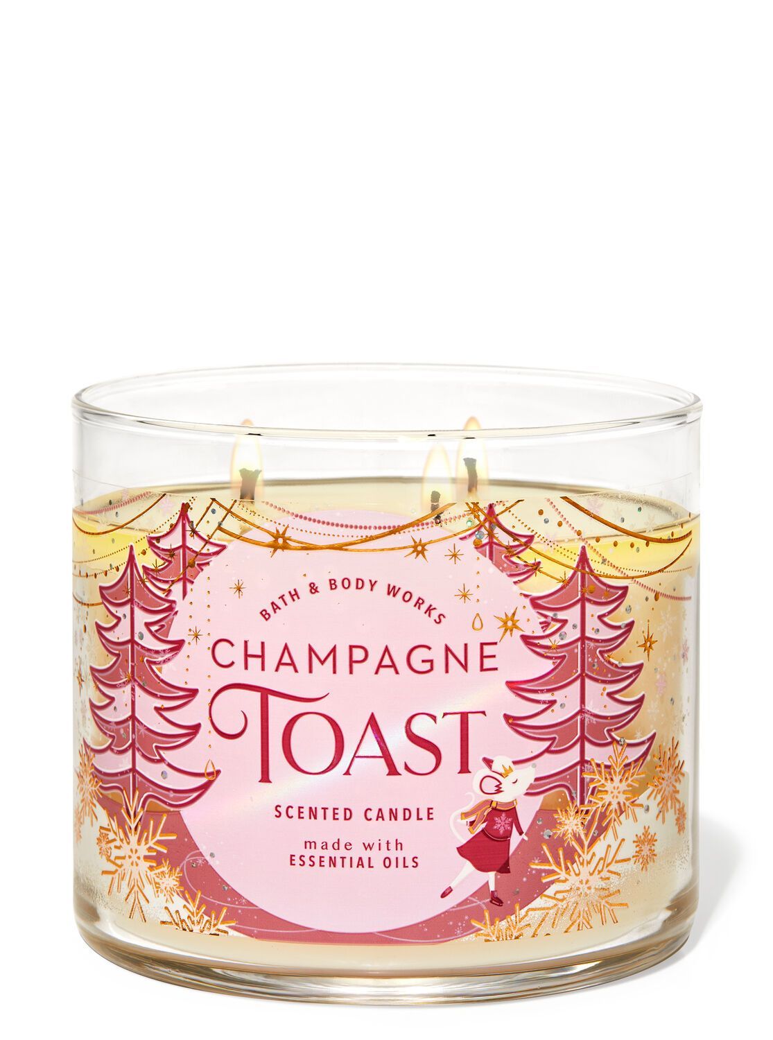 christmas candles from bath and body works