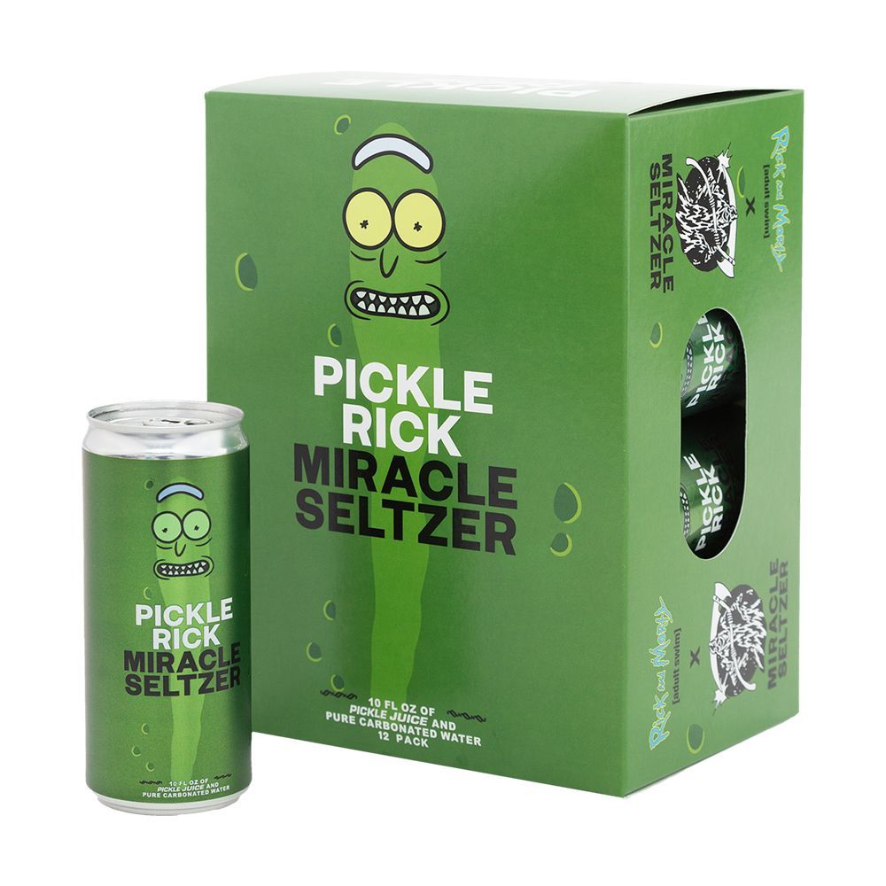 You Can Now Get Pickle Rick-Flavored Seltzer That Was Inspired by