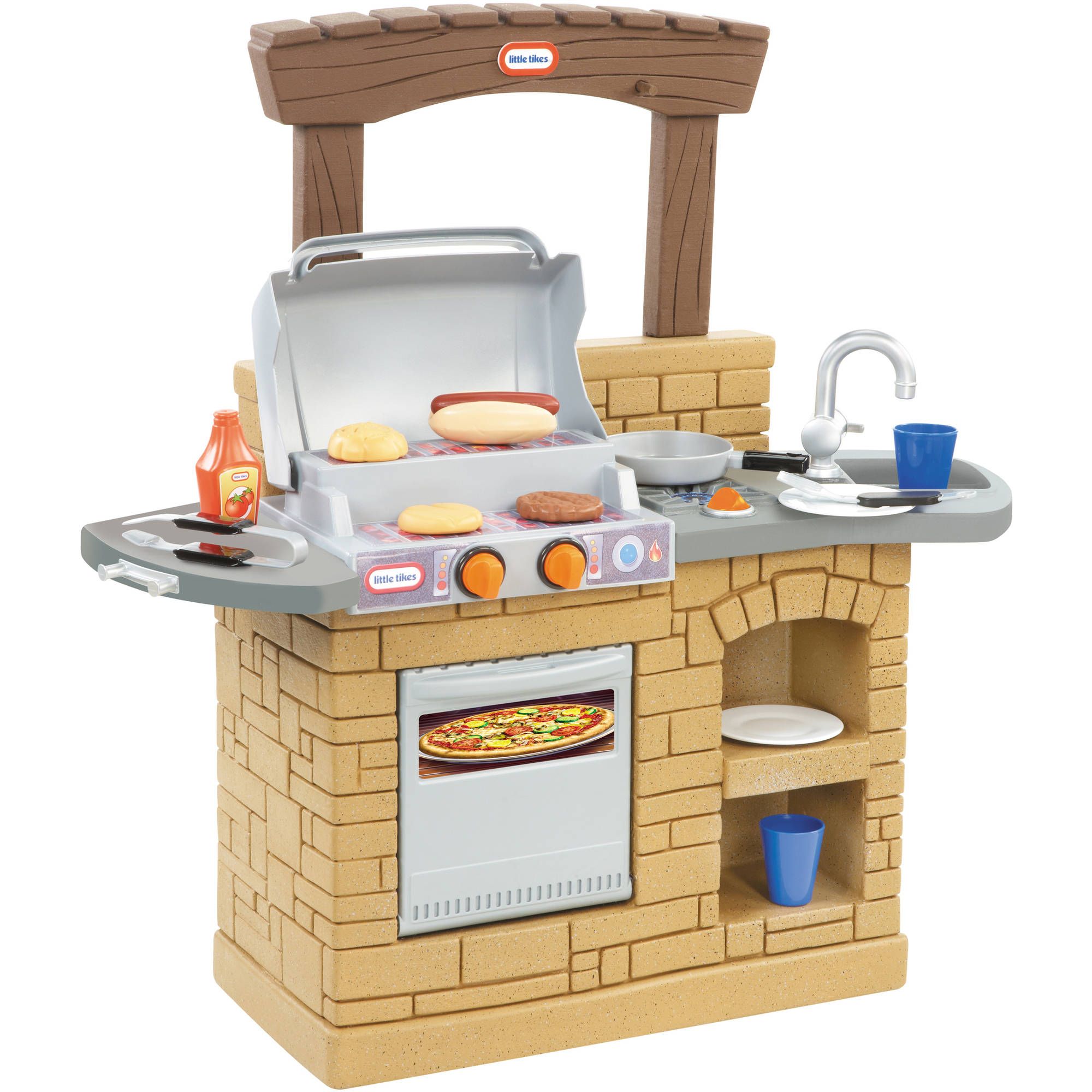 Little tikes hot sale wooden kitchen