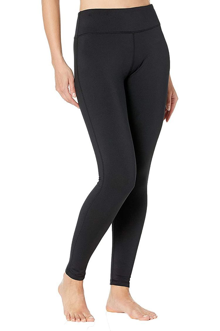 BALEAF Women's Fleece Lined Leggings Water Resistant High Waisted Thermal  Hiking Pants Winter Running Tights Zip Pockets Black S 
