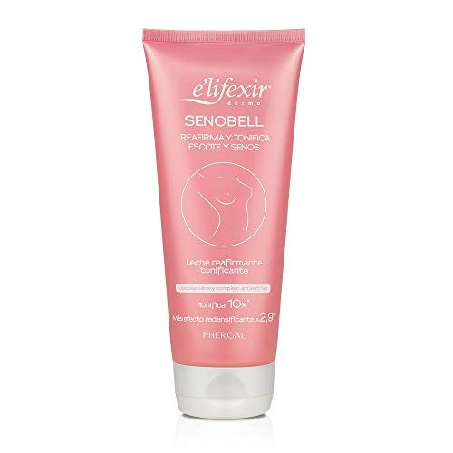 Elifexir Senobell - Crema Reafirmante Senos |Tonificante Para Senos y Escote | Antiestrias | Efecto Tensor y Volumen | Pecho Más Nutrido y Firme | Hidratación Profunda | 200 ml