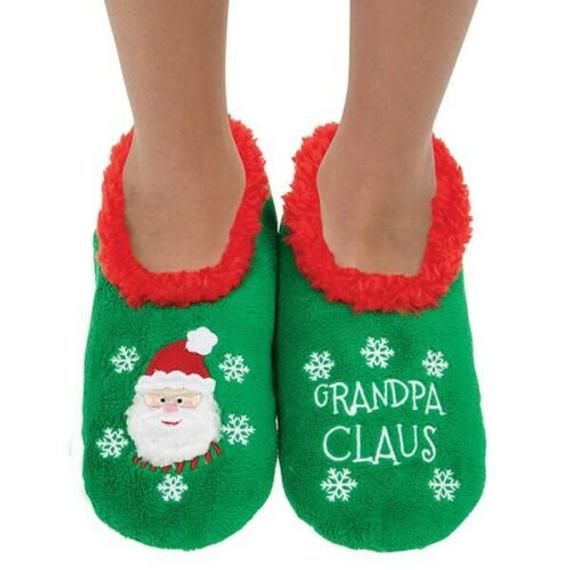 Youngfine Kids Christmas Santa Clause Novelty 3D Slippers Slippers 