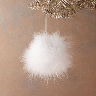 Feather Ball Ornament