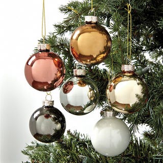 Mixed Metal Baubles