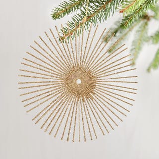 Gold Sunburst Ornament