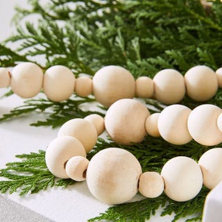 Wooden Ball Garland