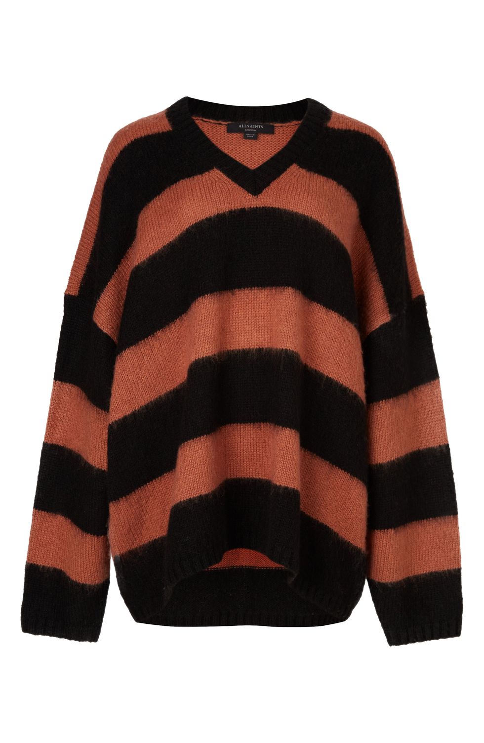 Lou Stripe V-Neck Sweater