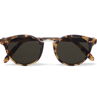 Kingsman + Cutler and Gross Round-Frame Tortoiseshell Sunglasses Kingsman + Cutler and Gross Round-Frame Tortoiseshell Sunglasses