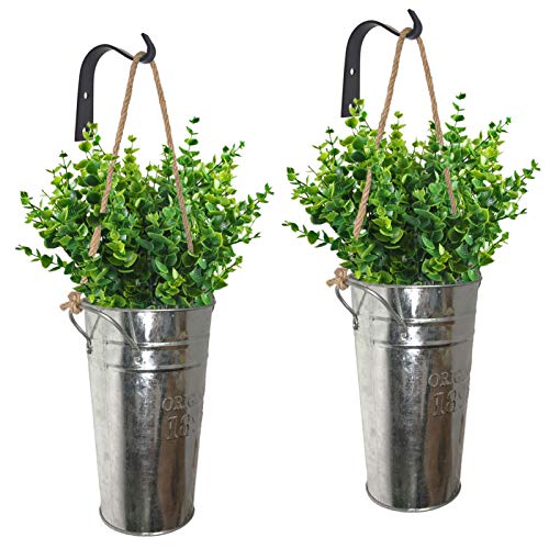 Galvanized Metal Wall Planters