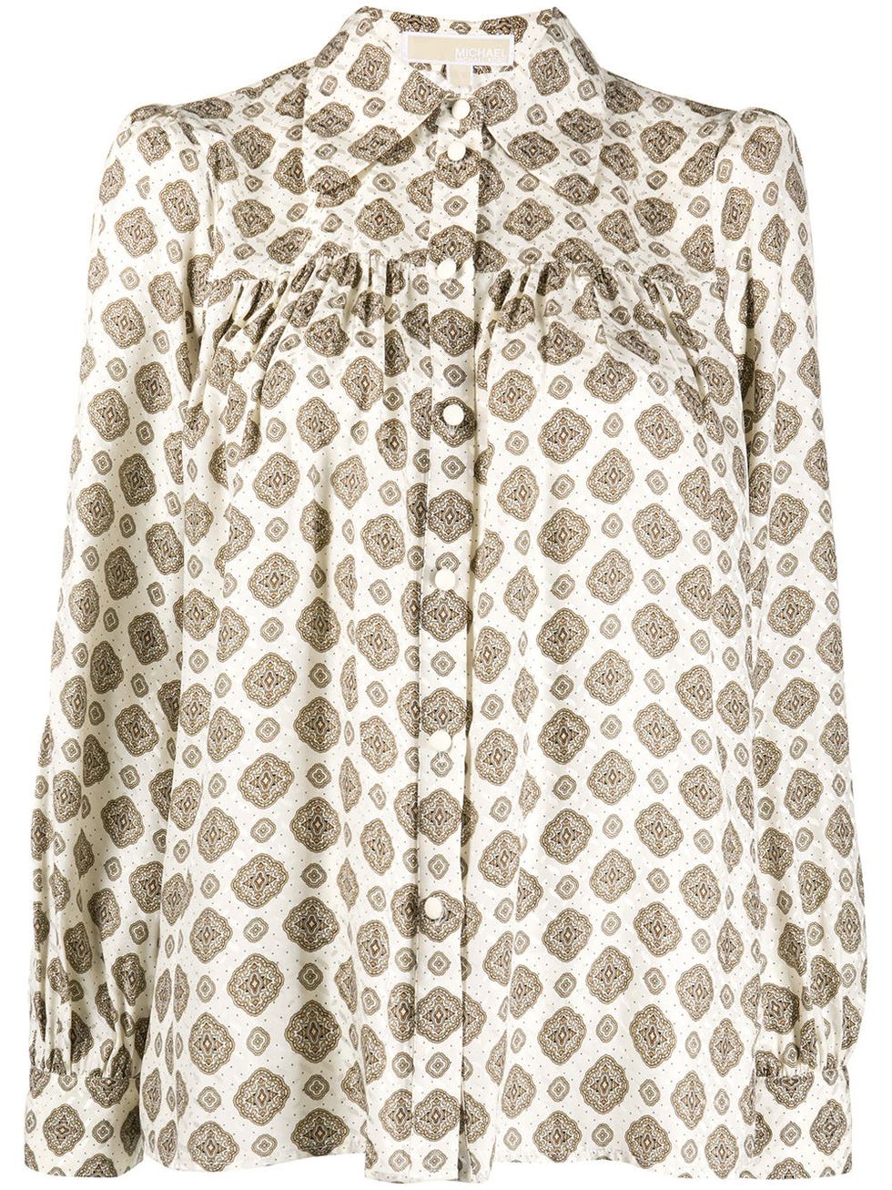 Michael Michael Kors printed pleated blouse, £156 (was £171)